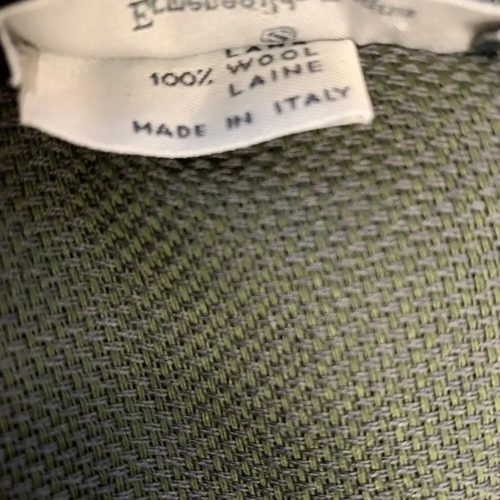 ERMENEGILDO ZEGNA Green Wool Scarves & Shawls